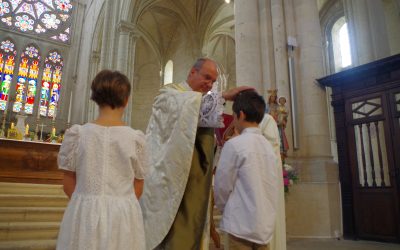 Fête de saint Maixent, Constance et Charles baptisés